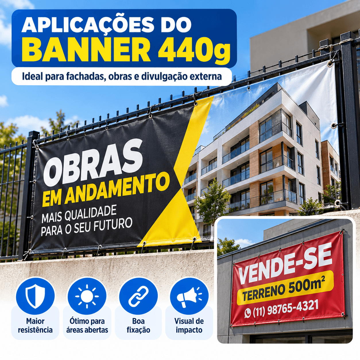 Banner lona 440g, miniatura 2