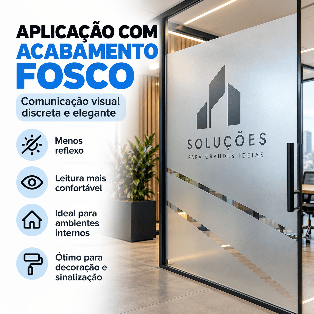 Adesivo jateado para vidro, miniatura 4