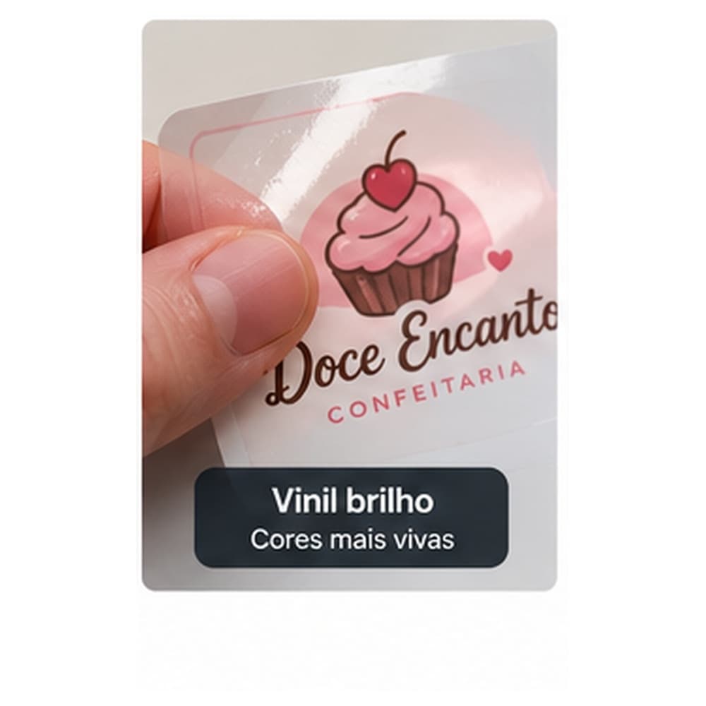 Adesivo 5x5 cm personalizado, miniatura 6
